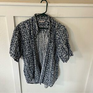 Vintage Bugle Boy Men's Large Button-down Shirt.